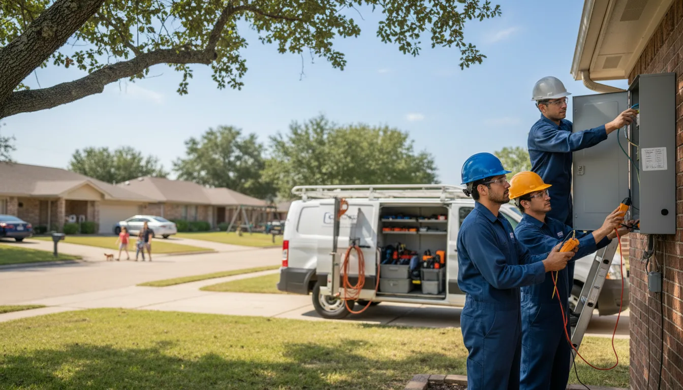 Certified electrician providing emergency electrical services in Lando, SC